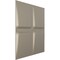 Ekena Millwork 19 5/8in. W x 19 5/8in. H Galveston EnduraWall Decorative 3D Wall Panel Covers 2.67 Sq. Ft. WP20X20GLCSV - alternate 2
